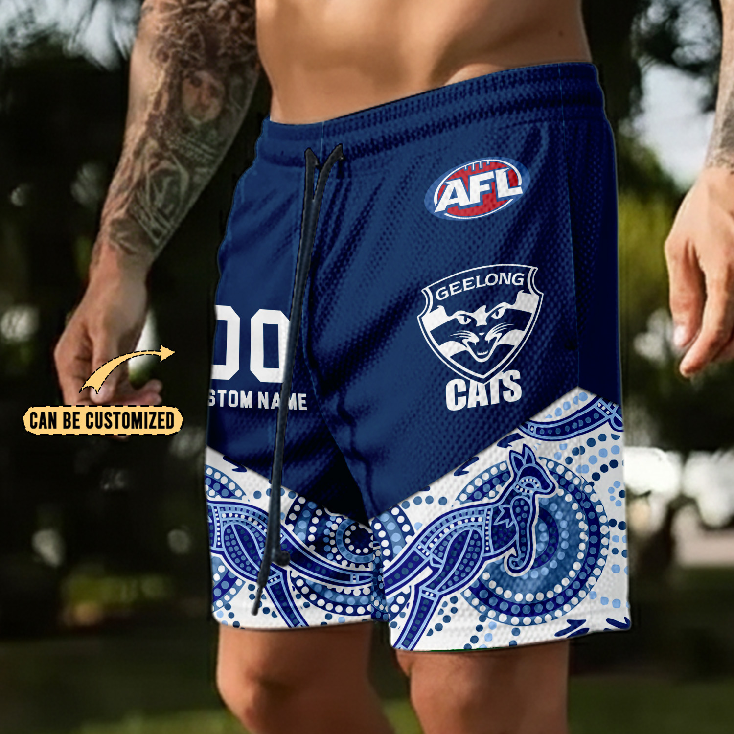 Auspiritmerch Geelong Cats Personalized Short Pants Gift For Fans