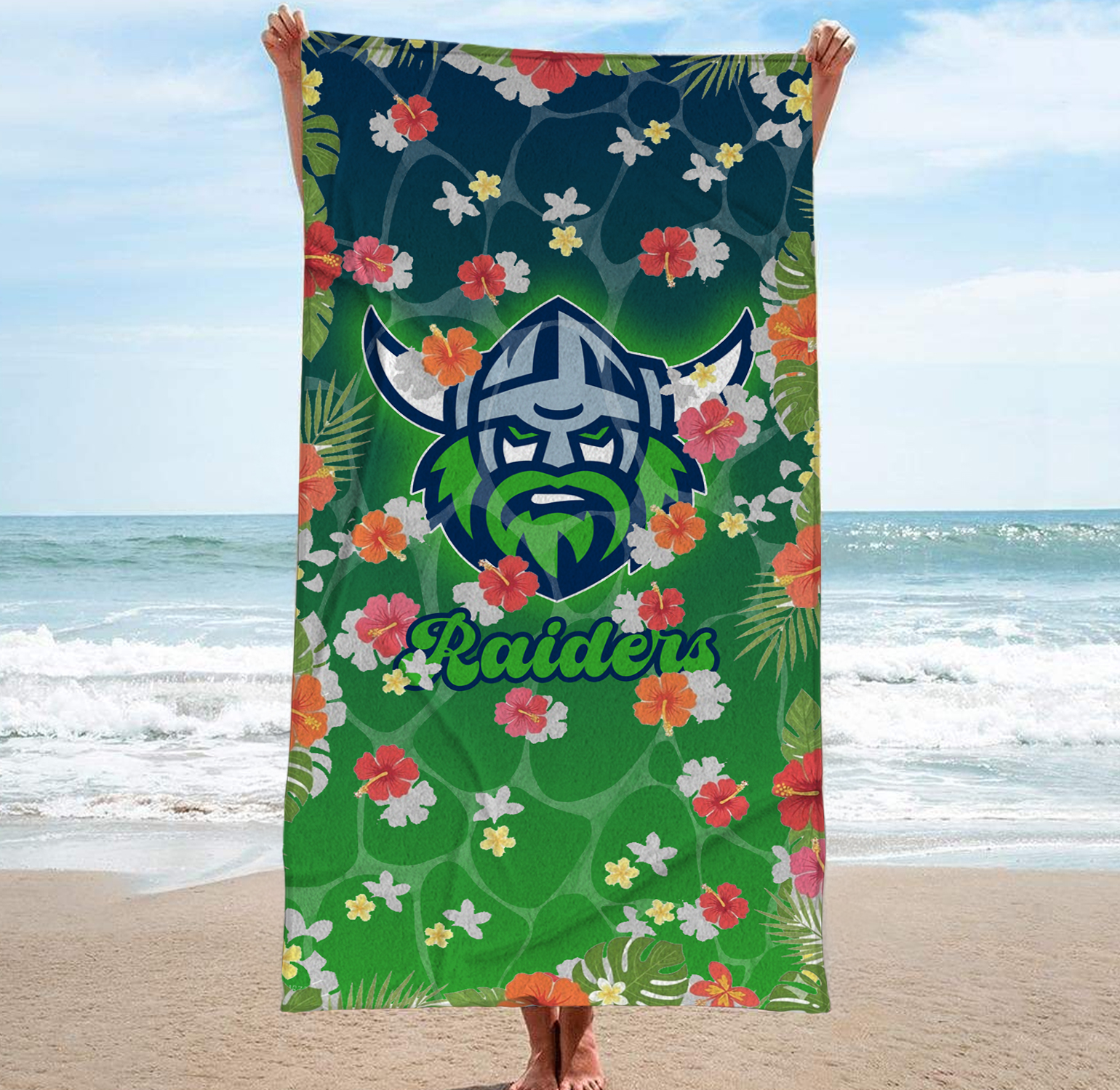 Auspiritmerch Canberra Raiders Personalized Pool Travel Beach and Bath Towels for Kids and Adult