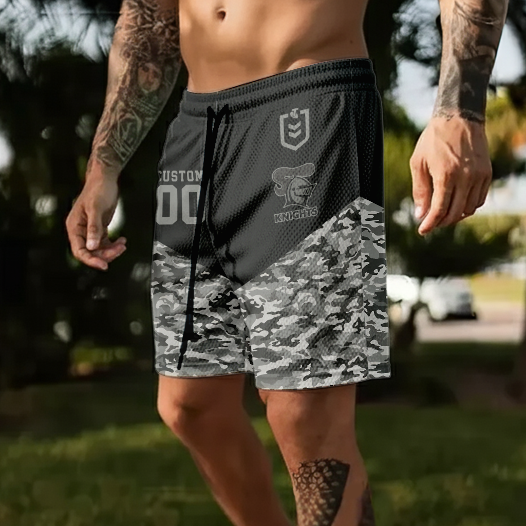 Auspiritmerch Newcastle Knights Personalized Short Pants Gift For Fans