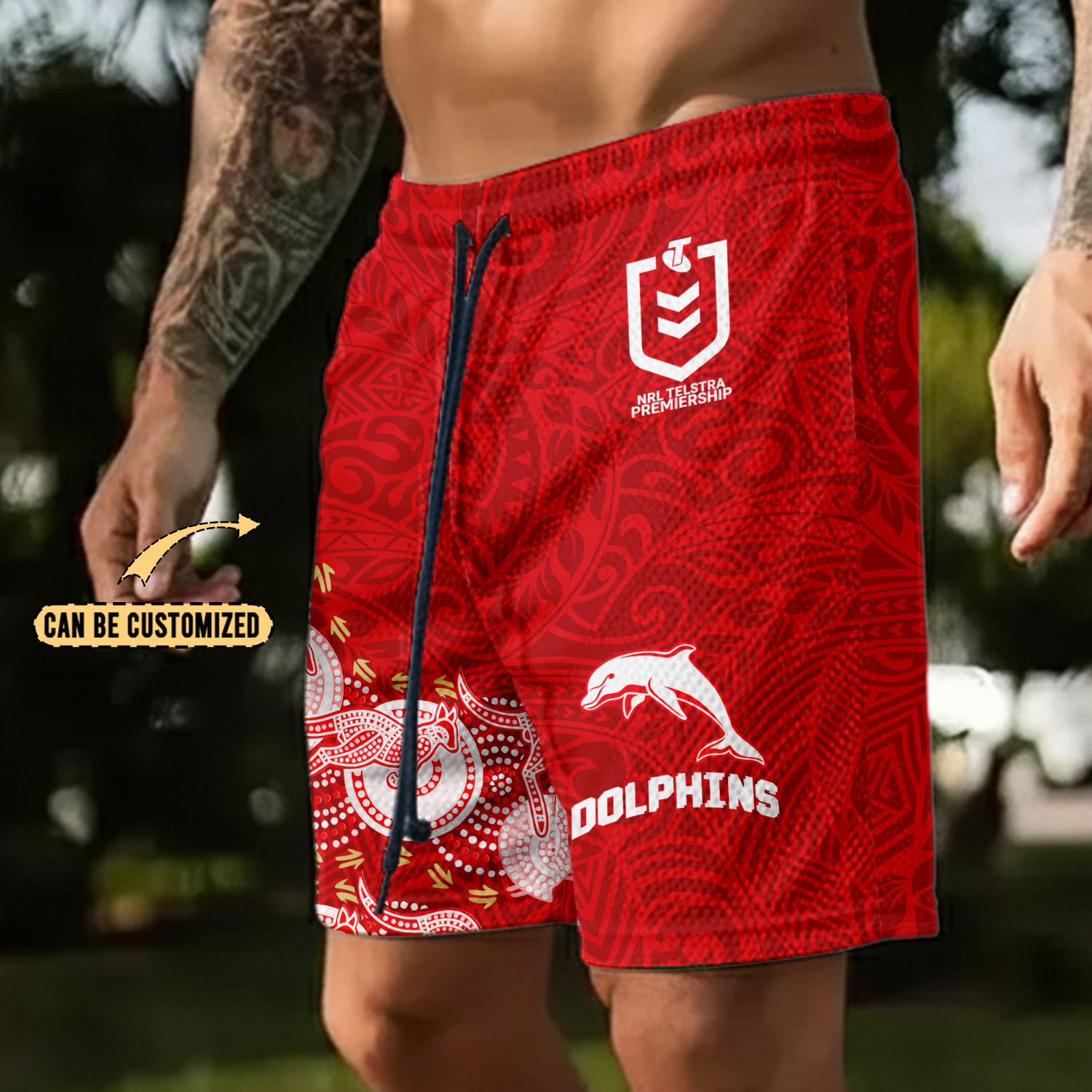 Auspiritmerch Dolphins Personalized Short Pants Gift For Fans