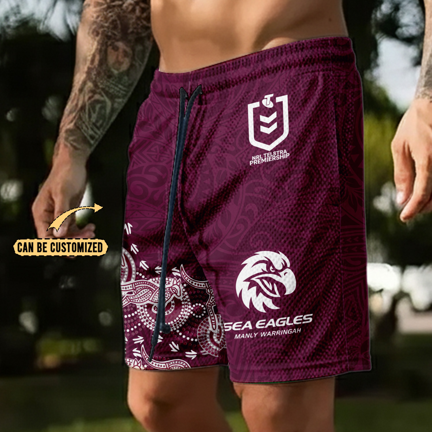 Auspiritmerch Manly Warringah Sea Eagles Personalized Short Pants Gift For Fans