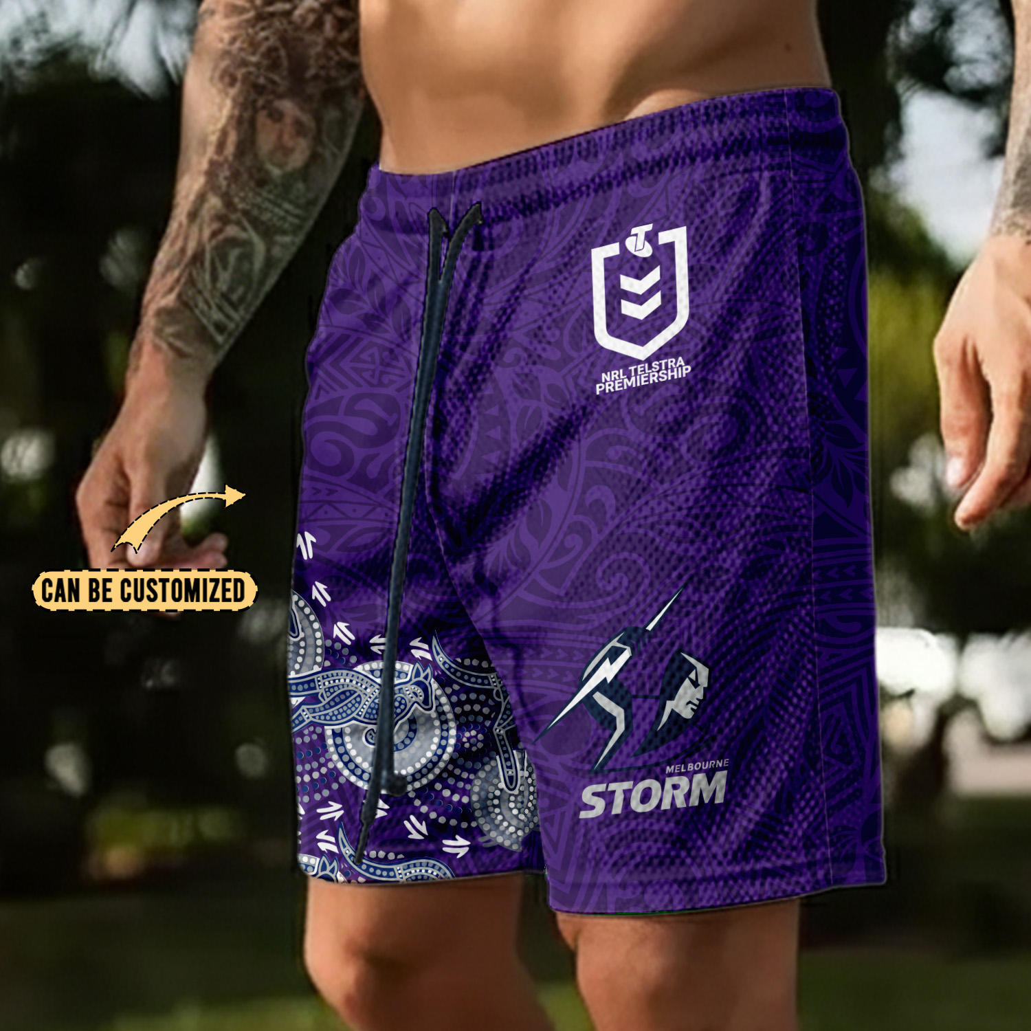 Auspiritmerch Melbourne Storm Personalized Short Pants Gift For Fans
