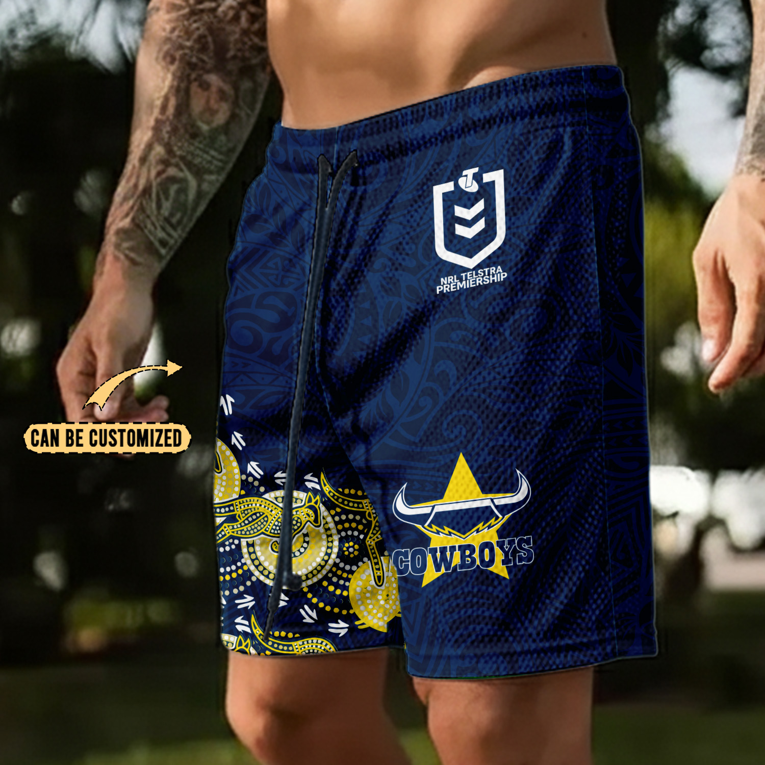 Auspiritmerch North Queensland Cowboys Personalized Short Pants Gift For Fans