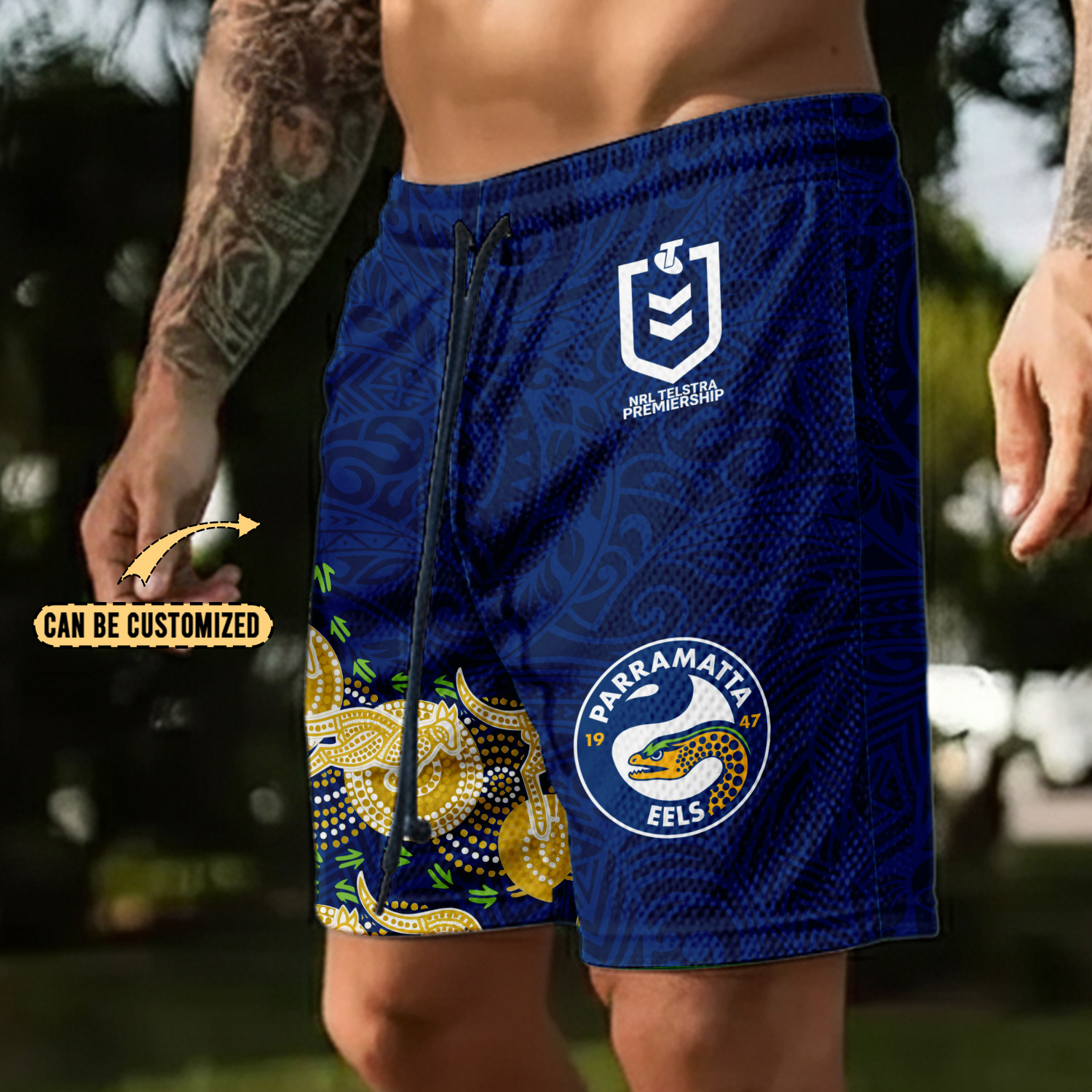 Auspiritmerch Parramatta Eels Personalized Short Pants Gift For Fans
