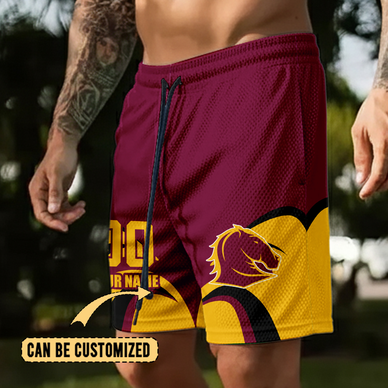 Auspiritmerch Brisbane Broncos Personalized Short Pants Gift For Fans
