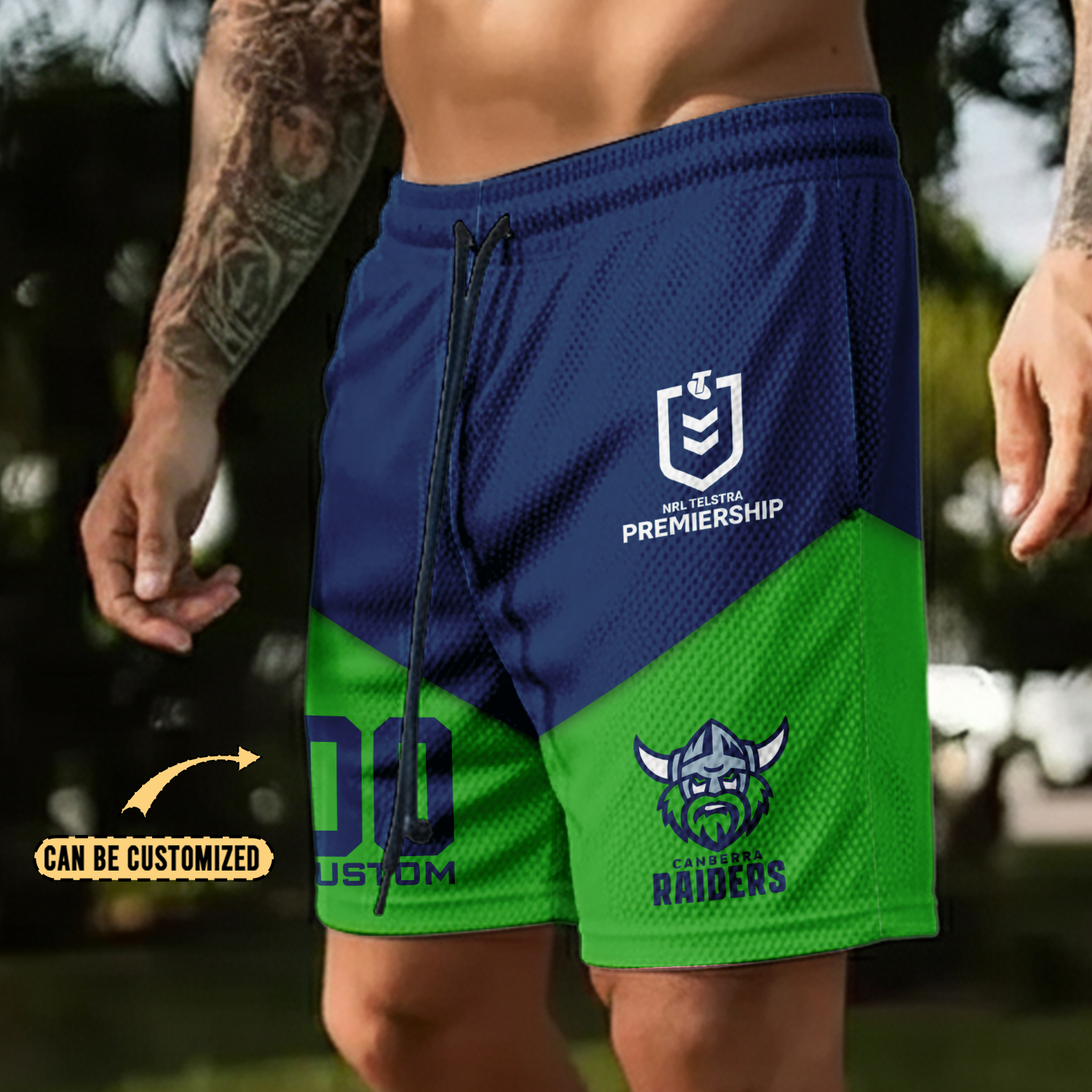 Auspiritmerch Canberra Raiders Personalized Short Pants Gift For Fans