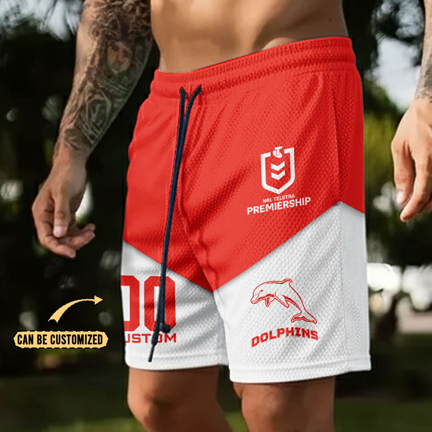 Auspiritmerch Dolphins Personalized Short Pants Gift For Fans