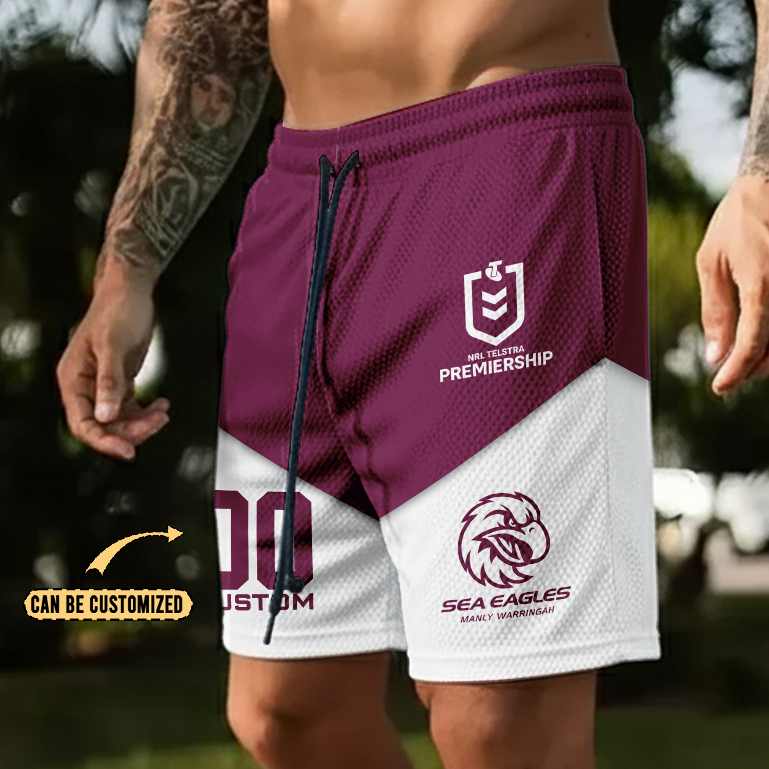 Auspiritmerch Manly Warringah Sea Eagles Personalized Short Pants Gift For Fans