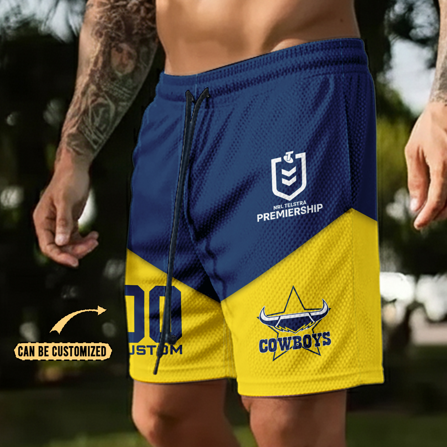 Auspiritmerch North Queensland Cowboys Personalized Short Pants Gift For Fans