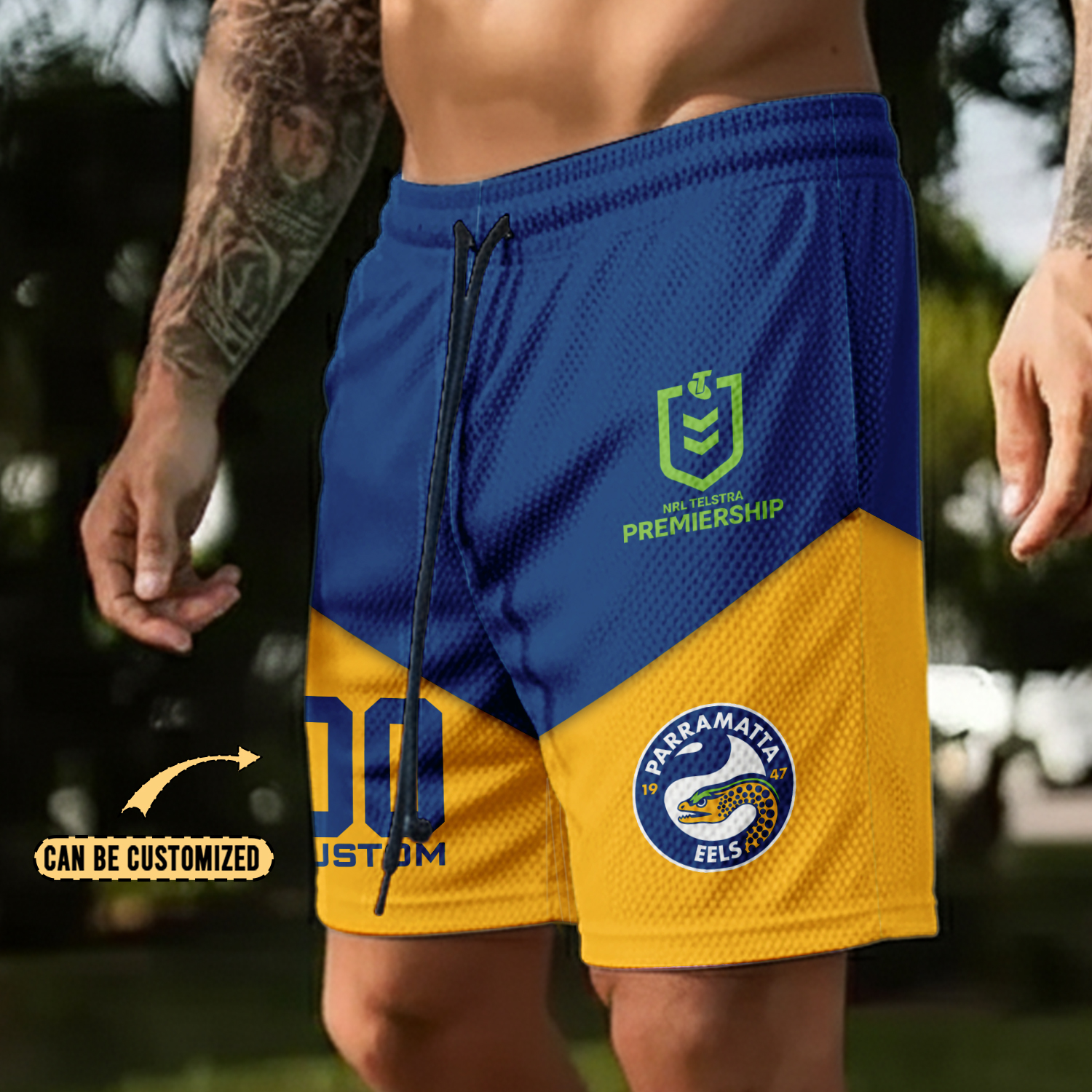 Auspiritmerch Parramatta Eels Personalized Short Pants Gift For Fans