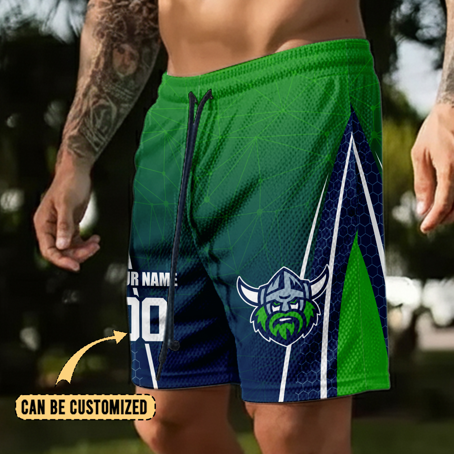Auspiritmerch Canberra Raiders Personalized Short Pants Gift For Fans