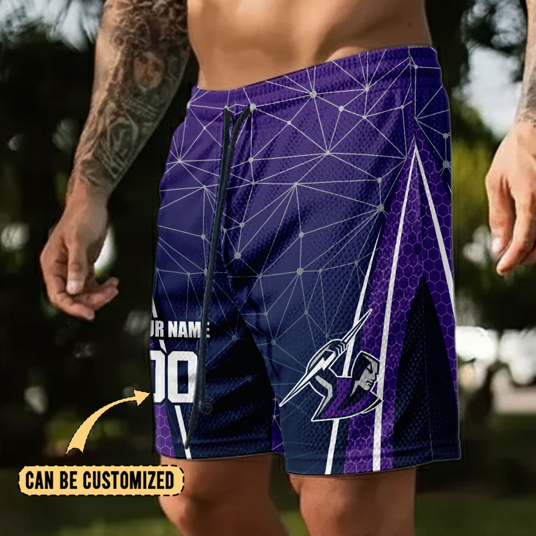 Auspiritmerch Melbourne Storm Personalized Short Pants Gift For Fans