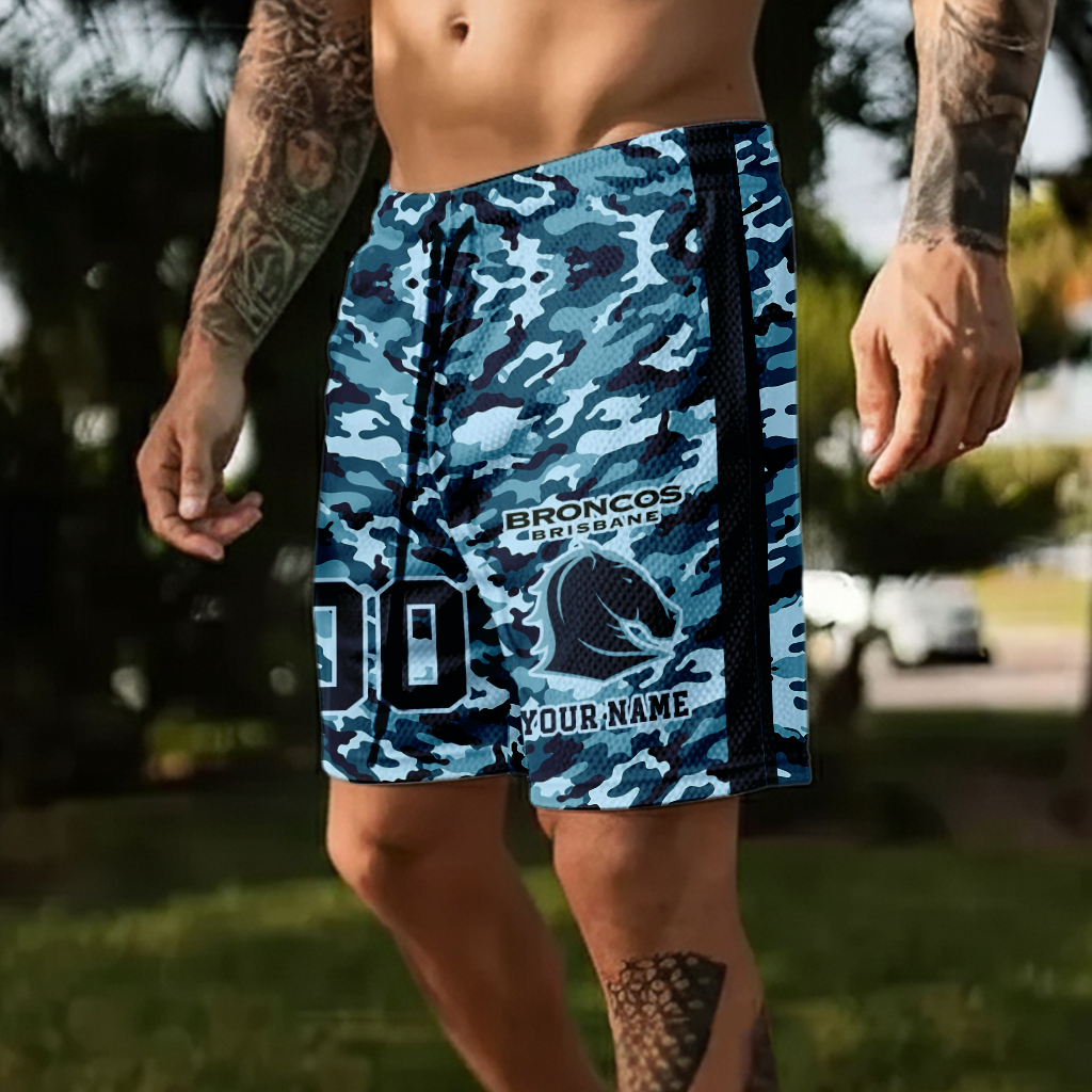 Auspiritmerch Brisbane Broncos Personalized Short Pants Gift For Fans