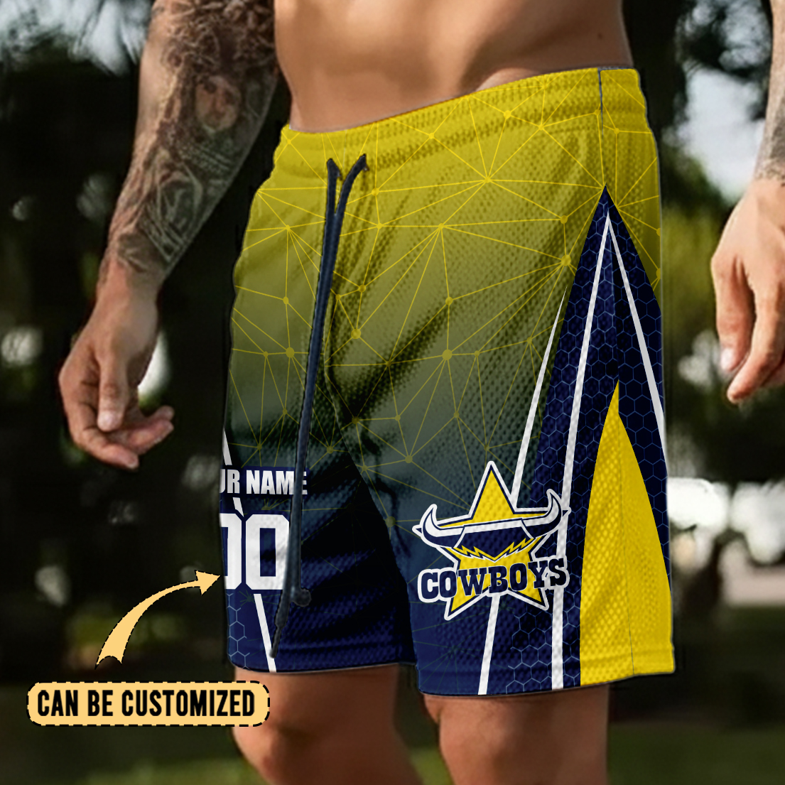 Auspiritmerch North Queensland Cowboys Personalized Short Pants Gift For Fans