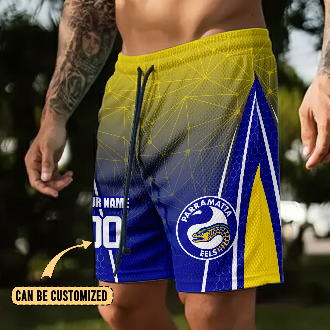 Auspiritmerch Parramatta Eels Personalized Short Pants Gift For Fans