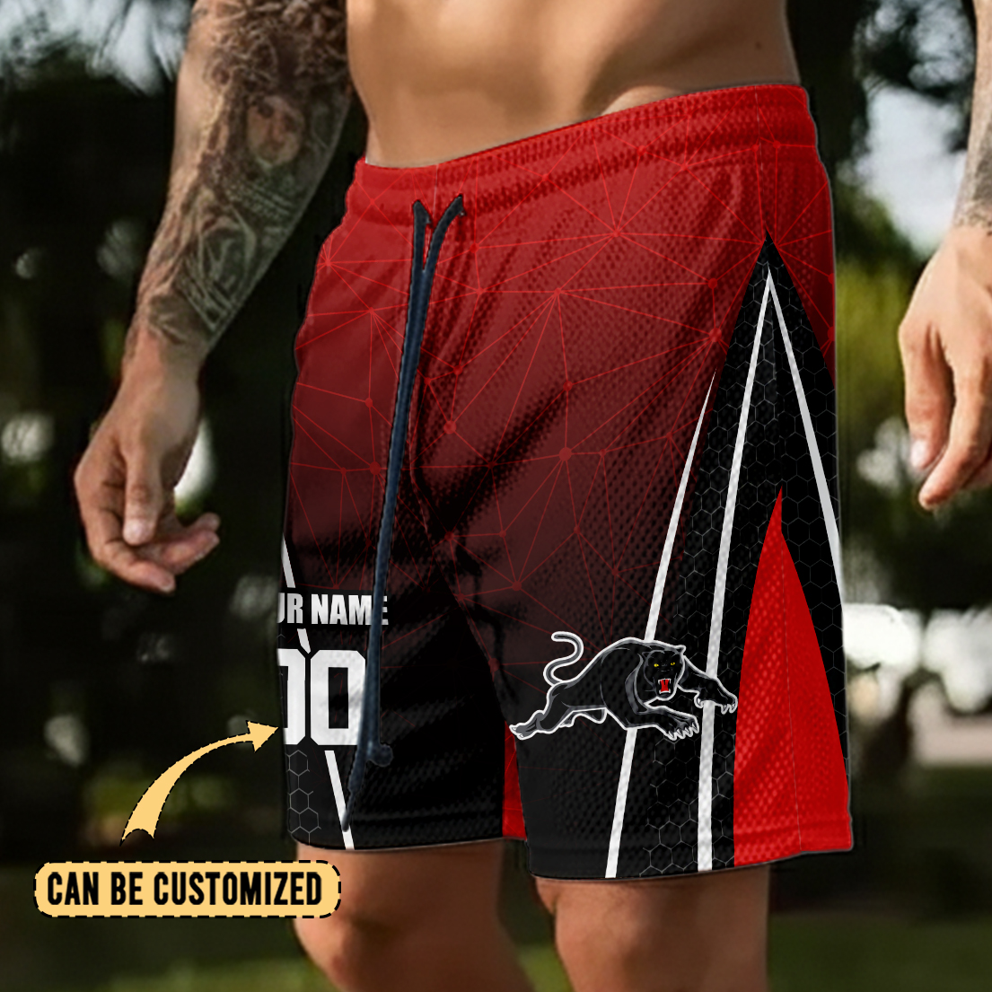 Auspiritmerch Penrith Panthers Personalized Short Pants Gift For Fans