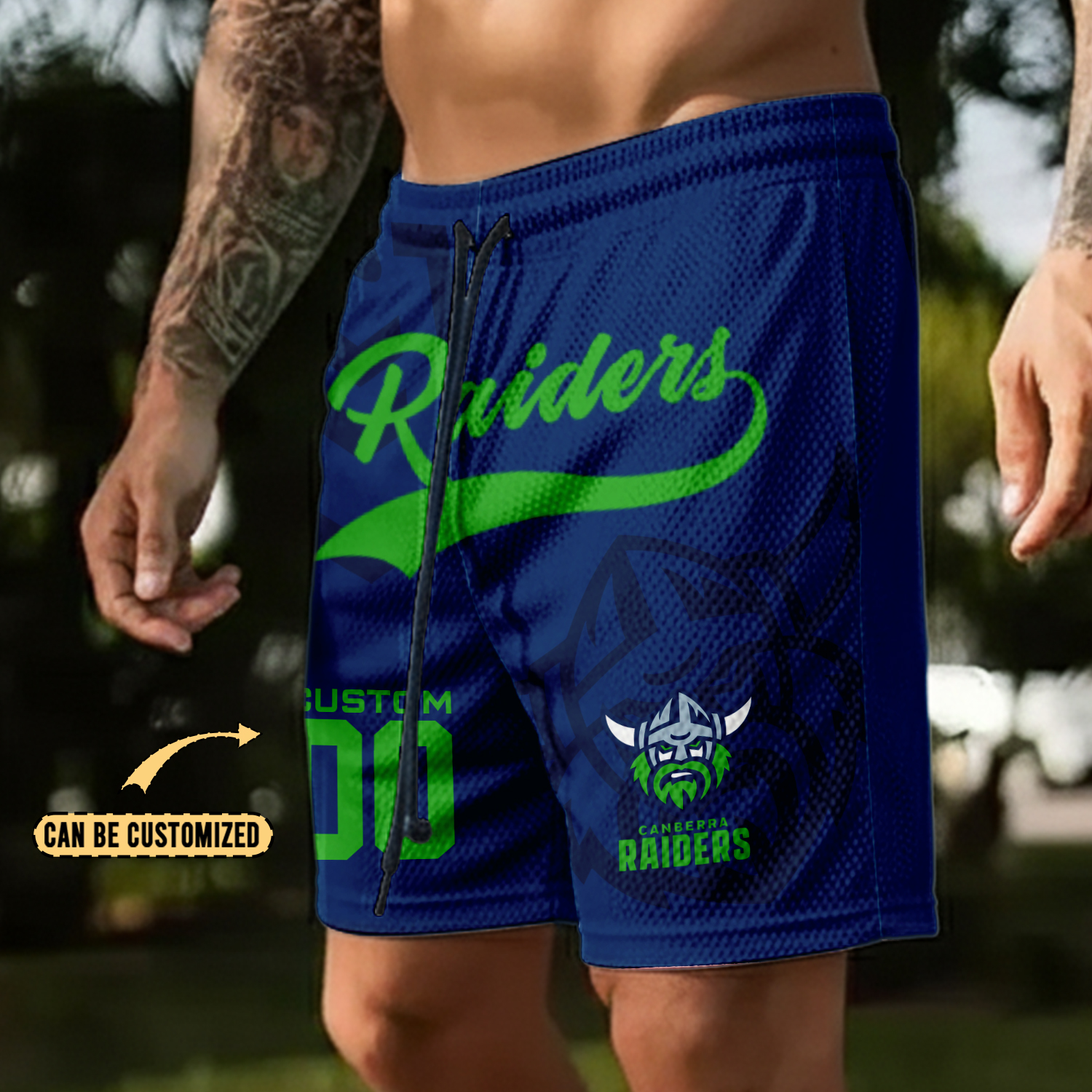 Auspiritmerch Canberra Raiders Personalized Short Pants Gift For Fans