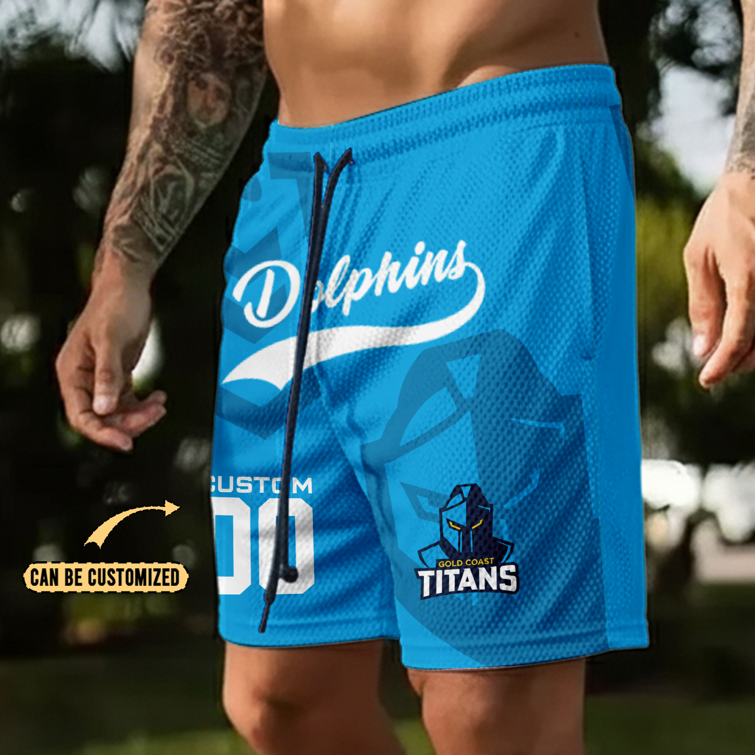 Auspiritmerch Gold Coast Titans Personalized Short Pants Gift For Fans