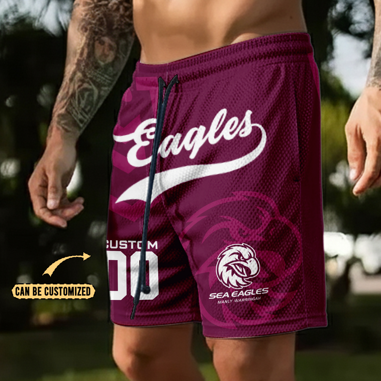 Auspiritmerch Manly Warringah Sea Eagles Personalized Short Pants Gift For Fans