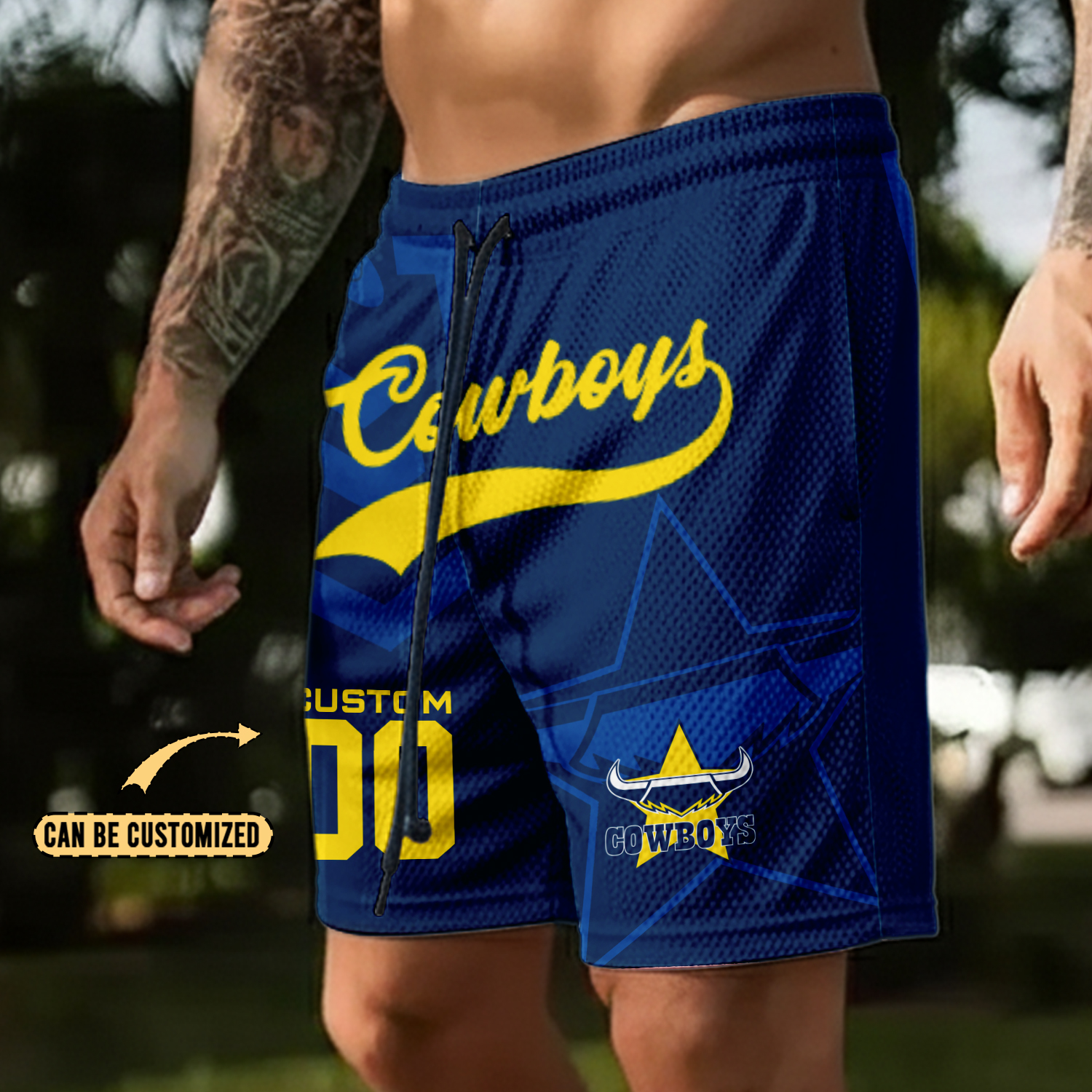 Auspiritmerch North Queensland Cowboys Personalized Short Pants Gift For Fans