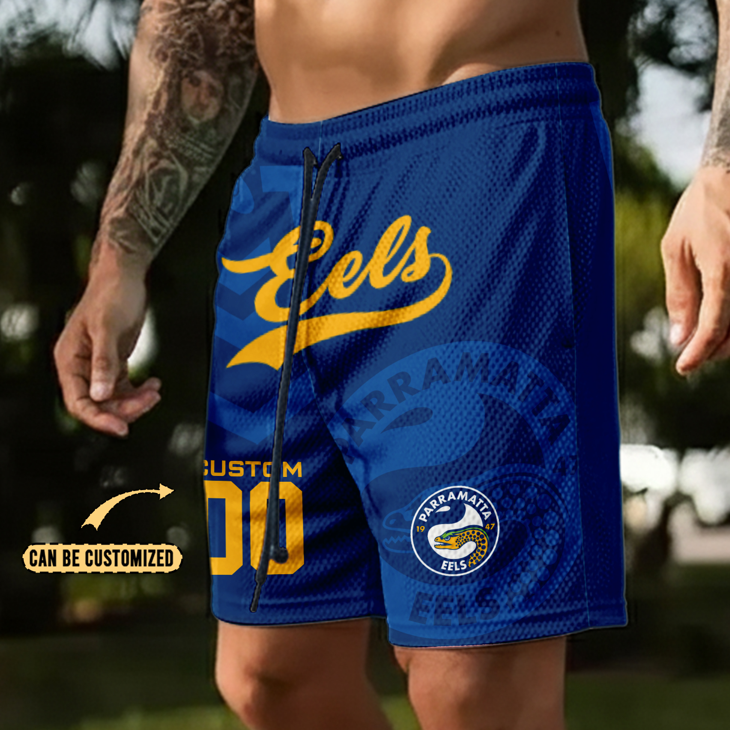 Auspiritmerch Parramatta Eels Personalized Short Pants Gift For Fans