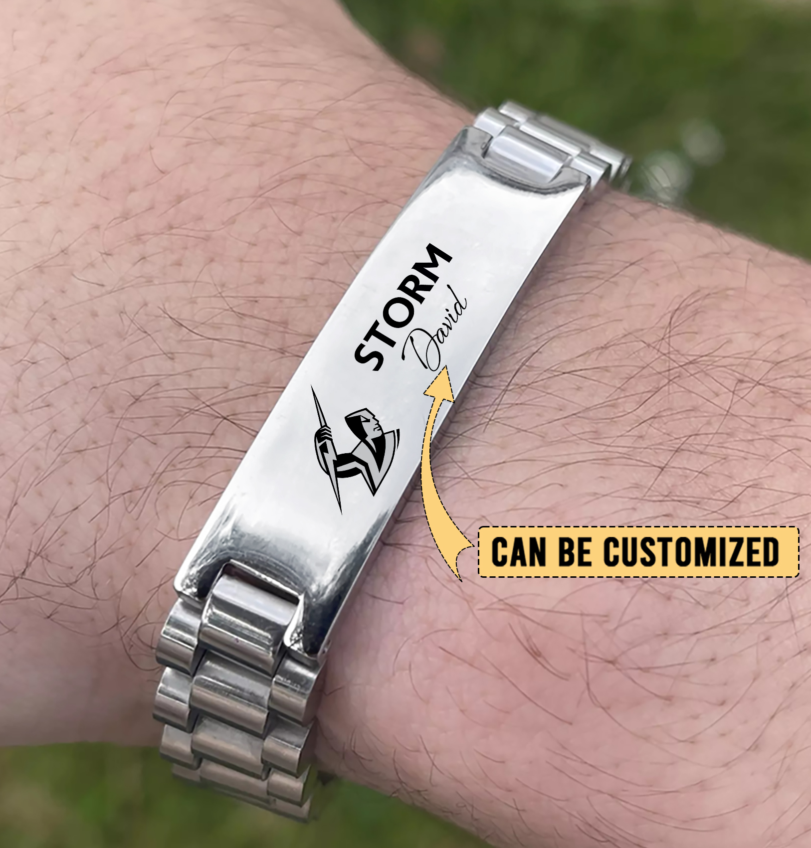 Auspiritmerch Melbourne Storm Personalized Stainless Steel Bracelet Gift For Fans