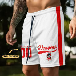 Auspiritmerch St. George Illawarra Dragons Personalized Short Pants Gift For Fans - Style2