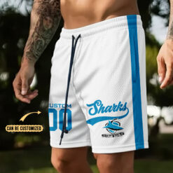 Auspiritmerch Cronulla-Sutherland Sharks Personalized Short Pants Gift For Fans - Style2