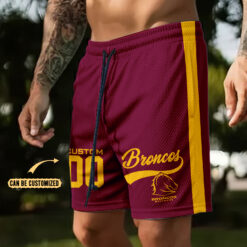 Auspiritmerch Brisbane Broncos Personalized Short Pants Gift For Fans
