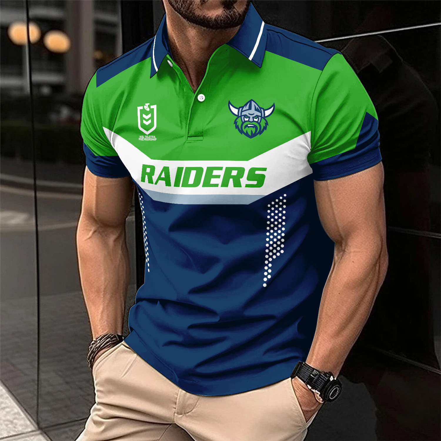 Auspiritmerch Canberra Raiders Personalized Polo Shirt Gift For Fans