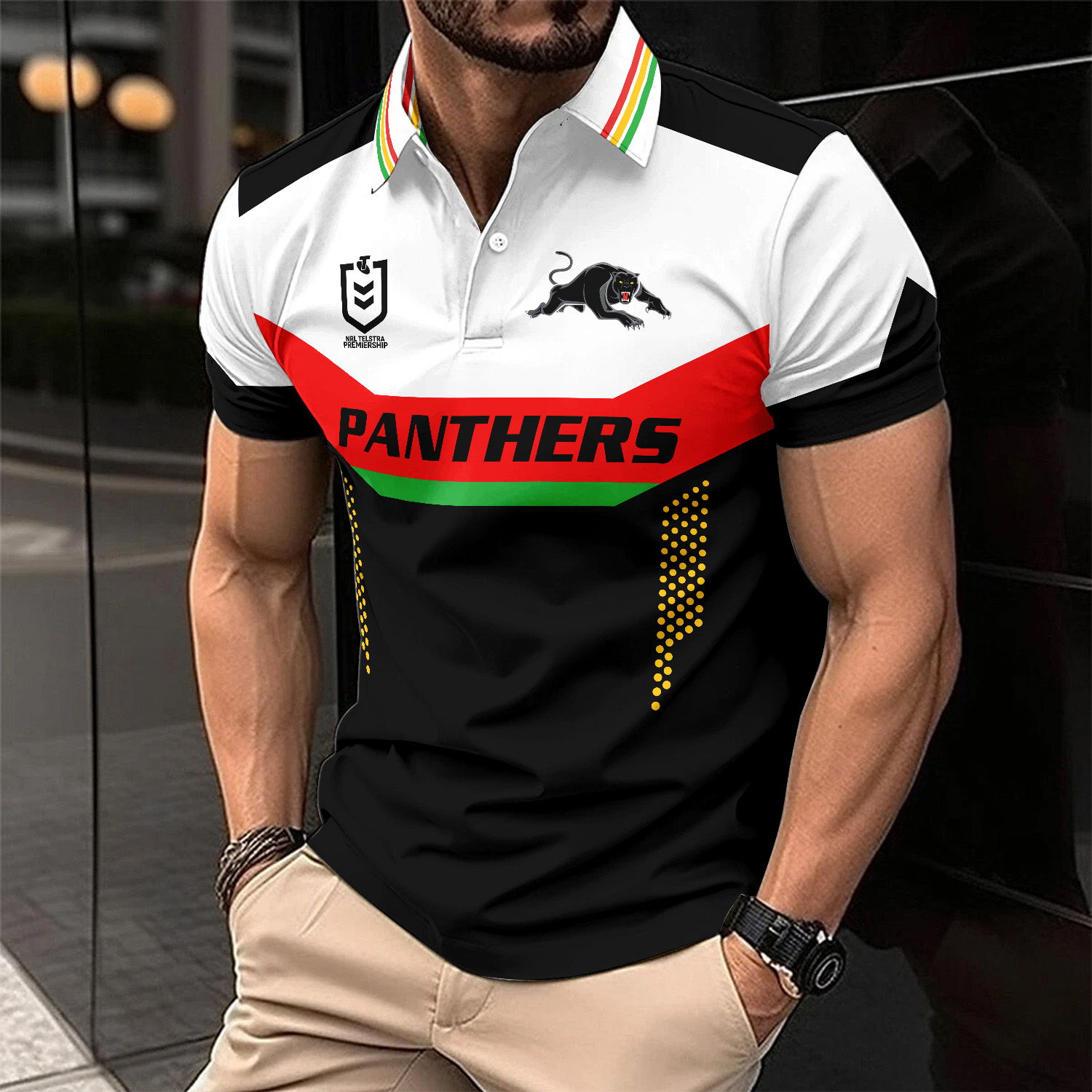 Auspiritmerch Penrith Panthers Personalized Polo Shirt Gift For Fans