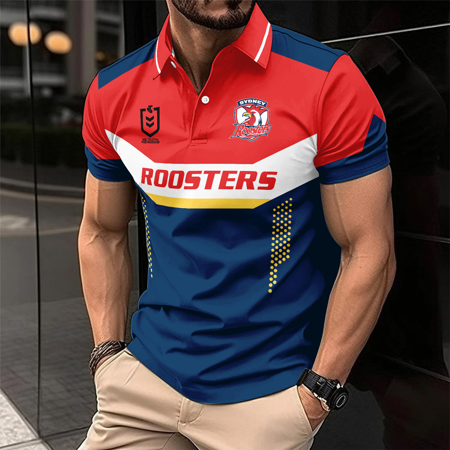 Auspiritmerch Sydney Roosters Personalized Polo Shirt Gift For Fans