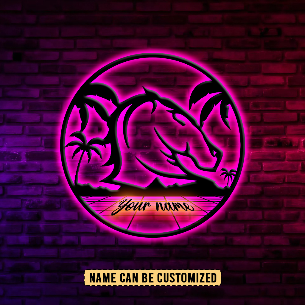 Auspiritmerch Brisbane Broncos Personalized Wall Art LED Gift For Fans