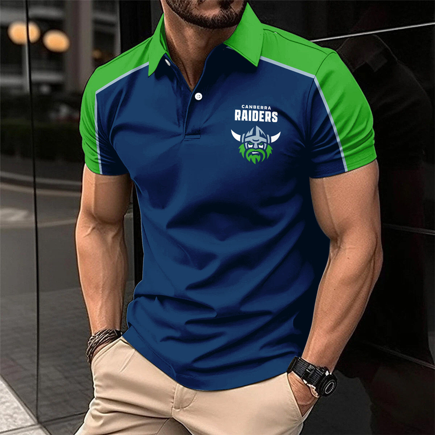 Auspiritmerch Canberra Raiders Personalized Polo Shirt Gift For Fans