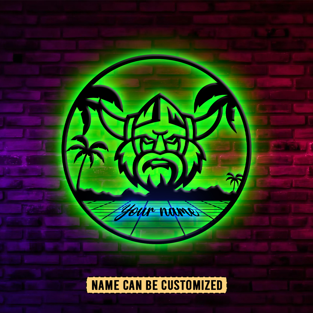 Auspiritmerch Canberra Raiders Personalized Wall Art LED Gift For Fans