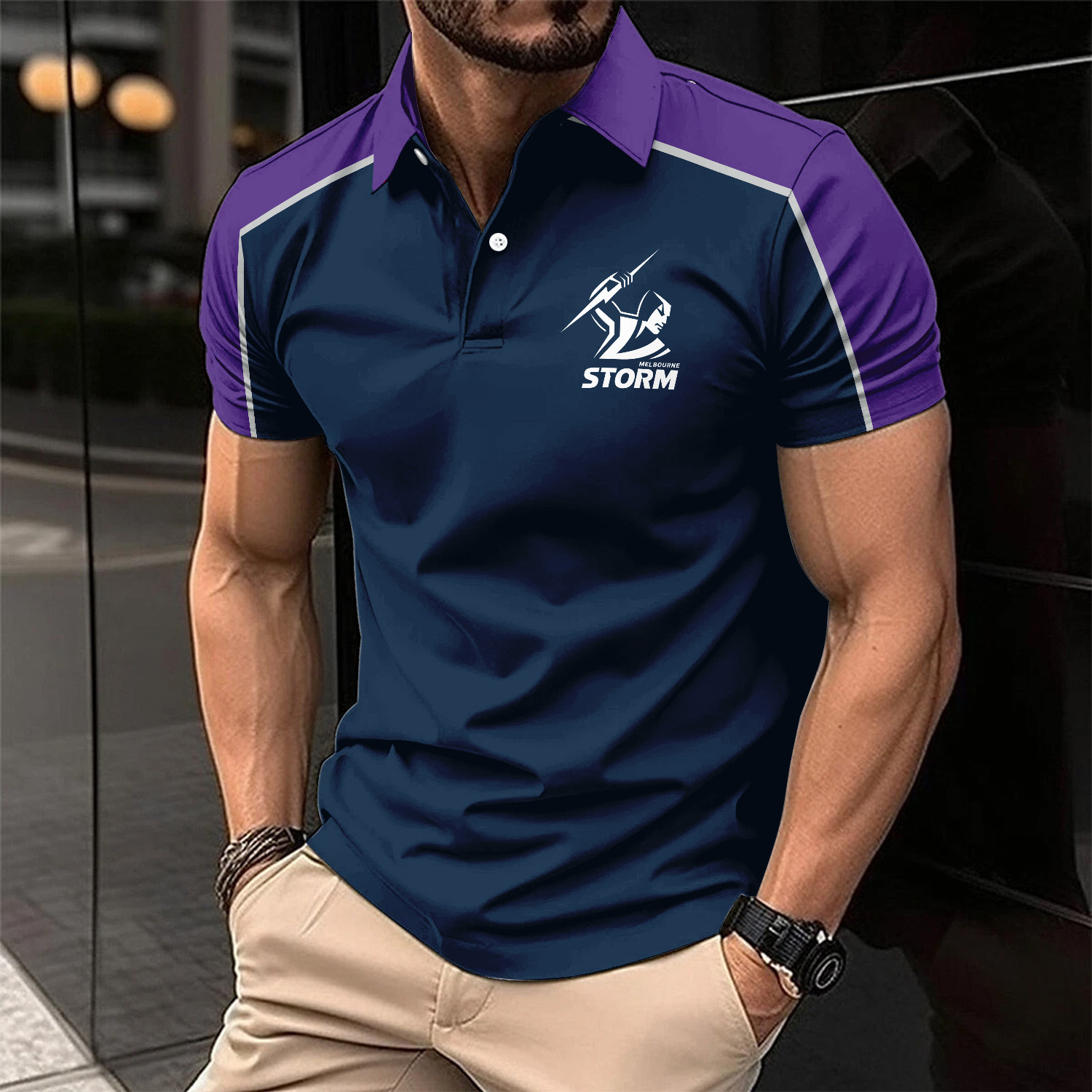 Auspiritmerch Melbourne Storm Personalized Polo Shirt Gift For Fans