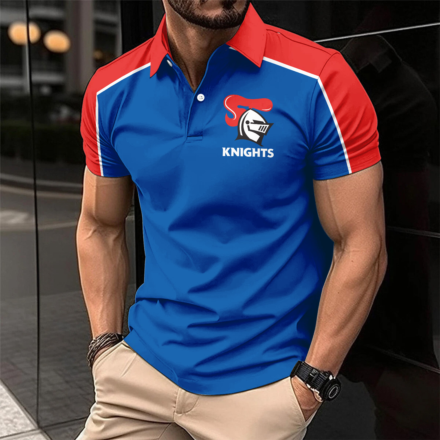 Auspiritmerch Newcastle Knights Personalized Polo Shirt Gift For Fans