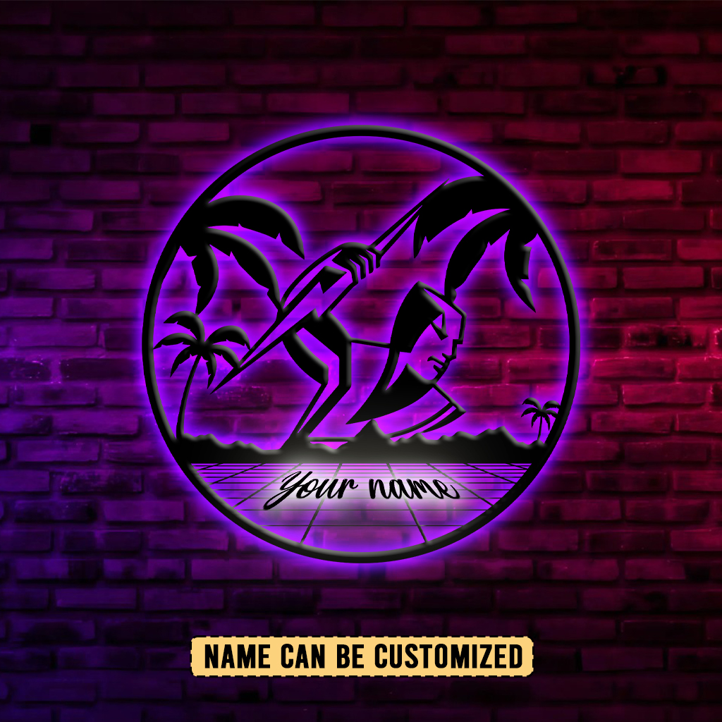 Auspiritmerch Melbourne Storm Personalized Wall Art LED Gift For Fans