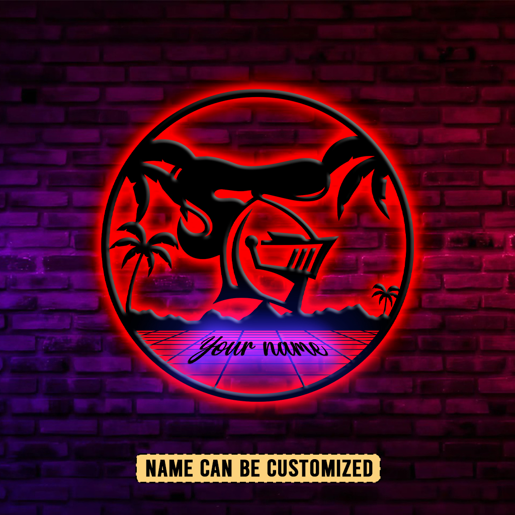 Auspiritmerch Newcastle Knights Personalized Wall Art LED Gift For Fans