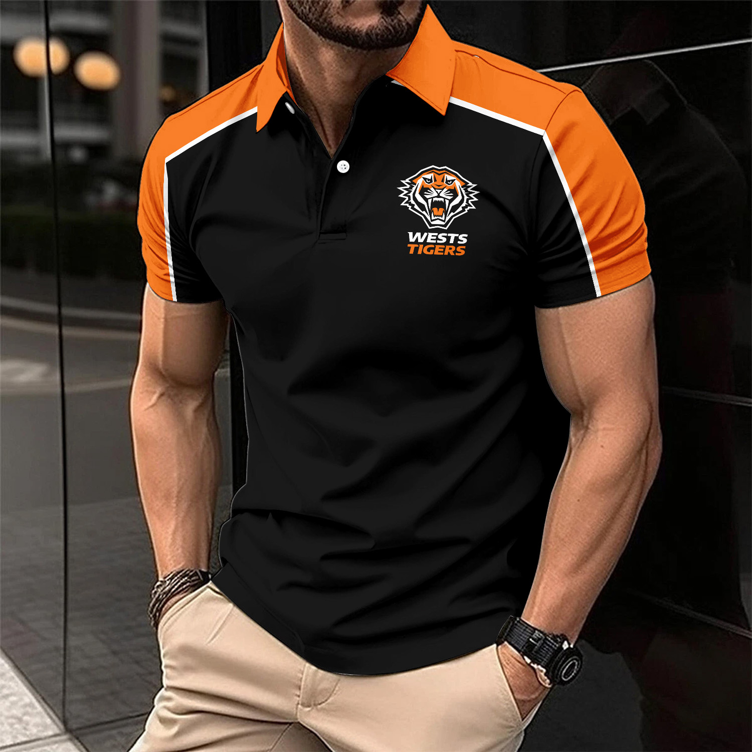 Auspiritmerch Wests Tigers Personalized Polo Shirt Gift For Fans