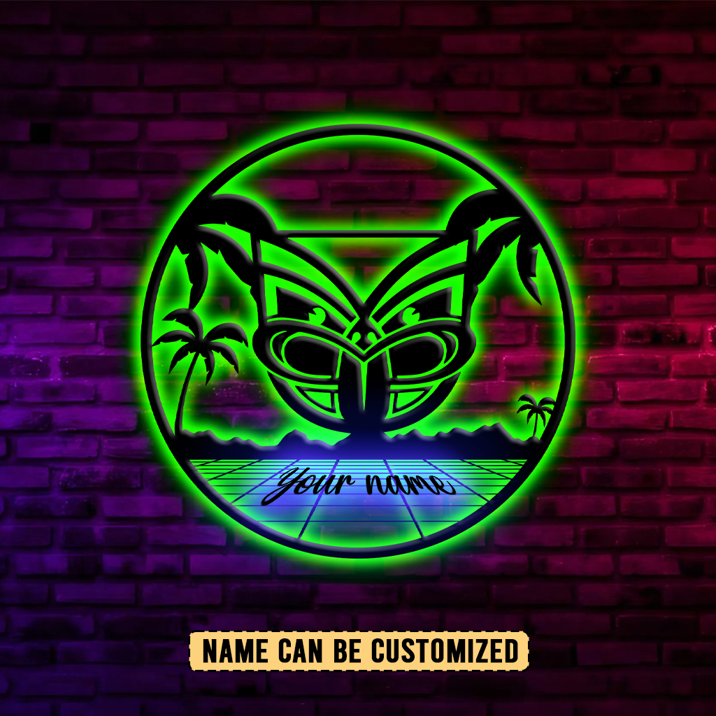 Auspiritmerch New Zealand Warriors Personalized Wall Art LED Gift For Fans