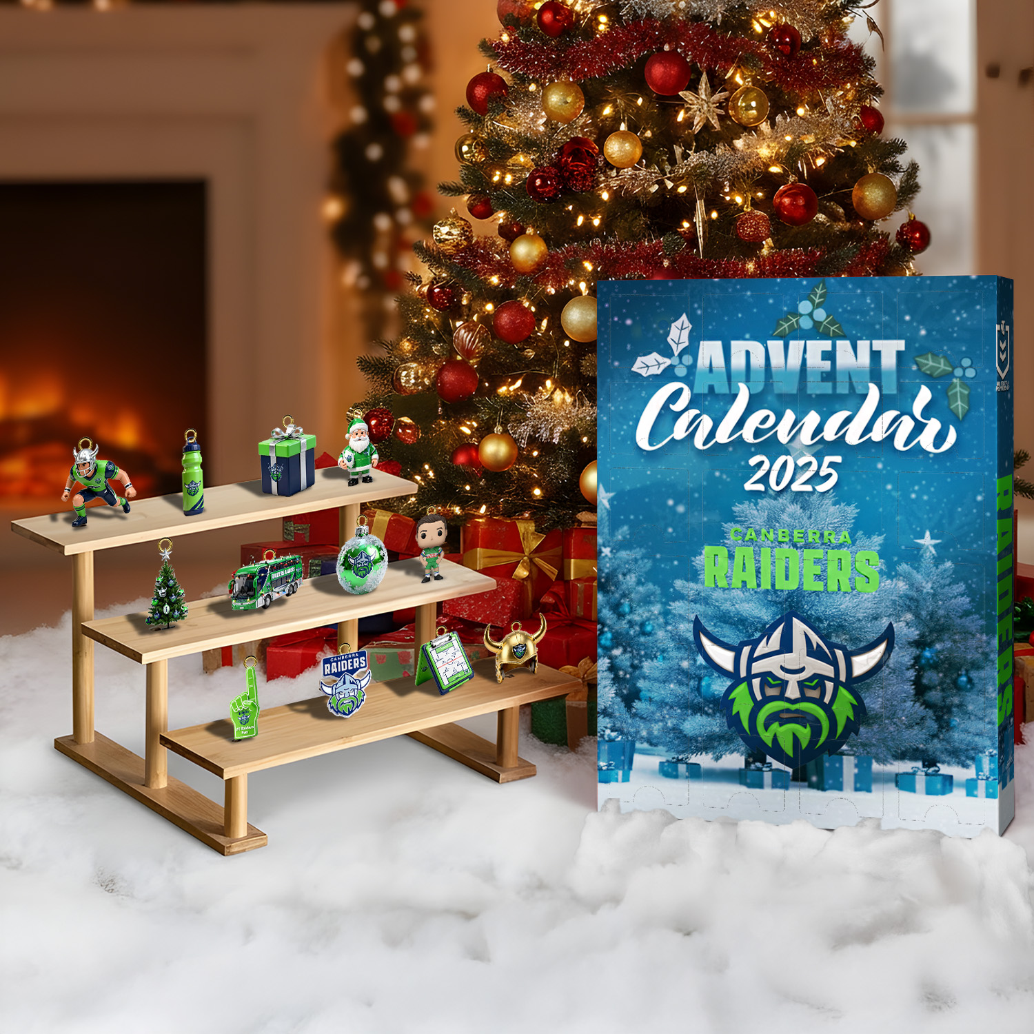 Auspiritmerch Canberra Raiders Personalized Advent Calendar Gift For Fans