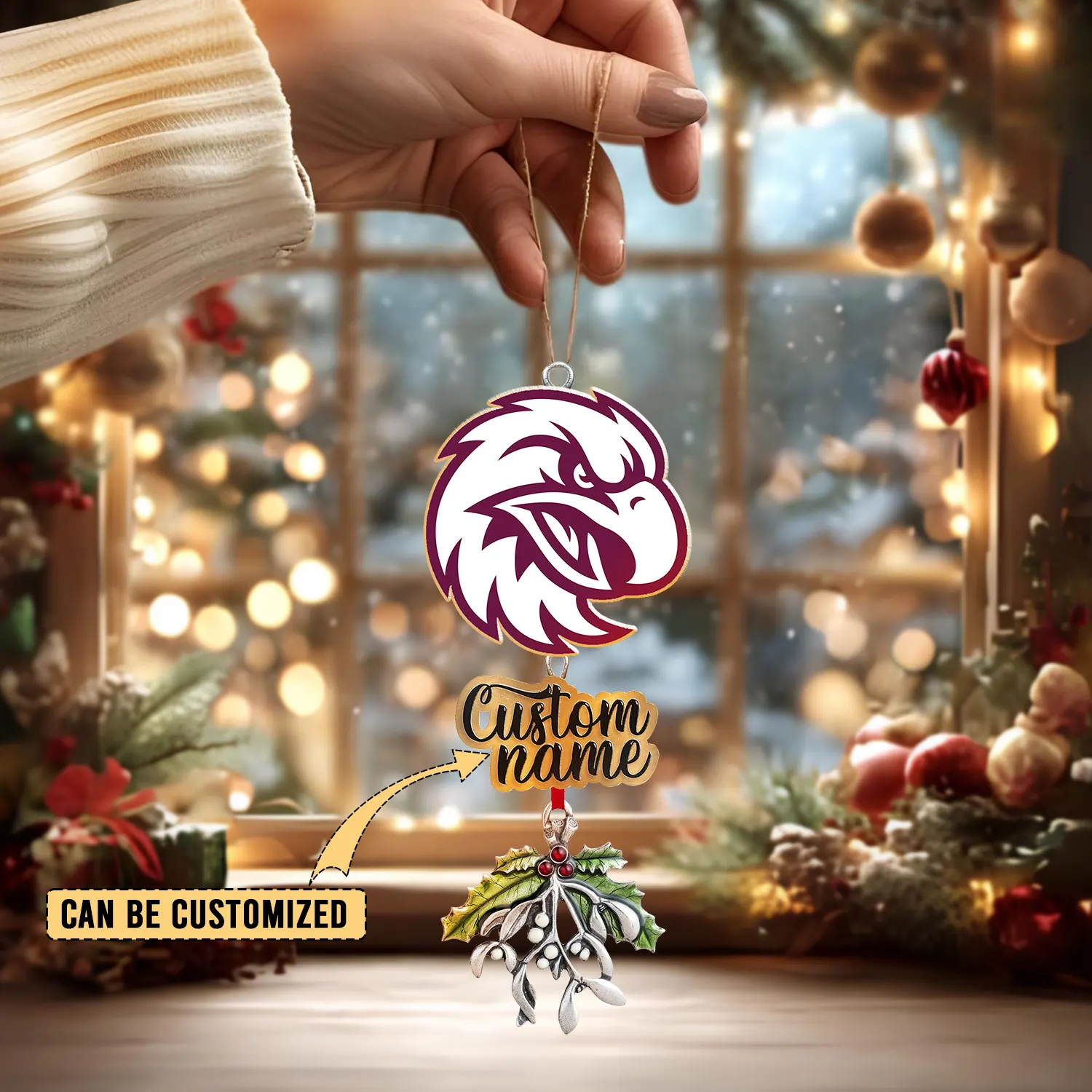 Auspiritmerch Manly Warringah Sea Eagles x Christmas Personalized Acrylic Ornament Gift For Fans