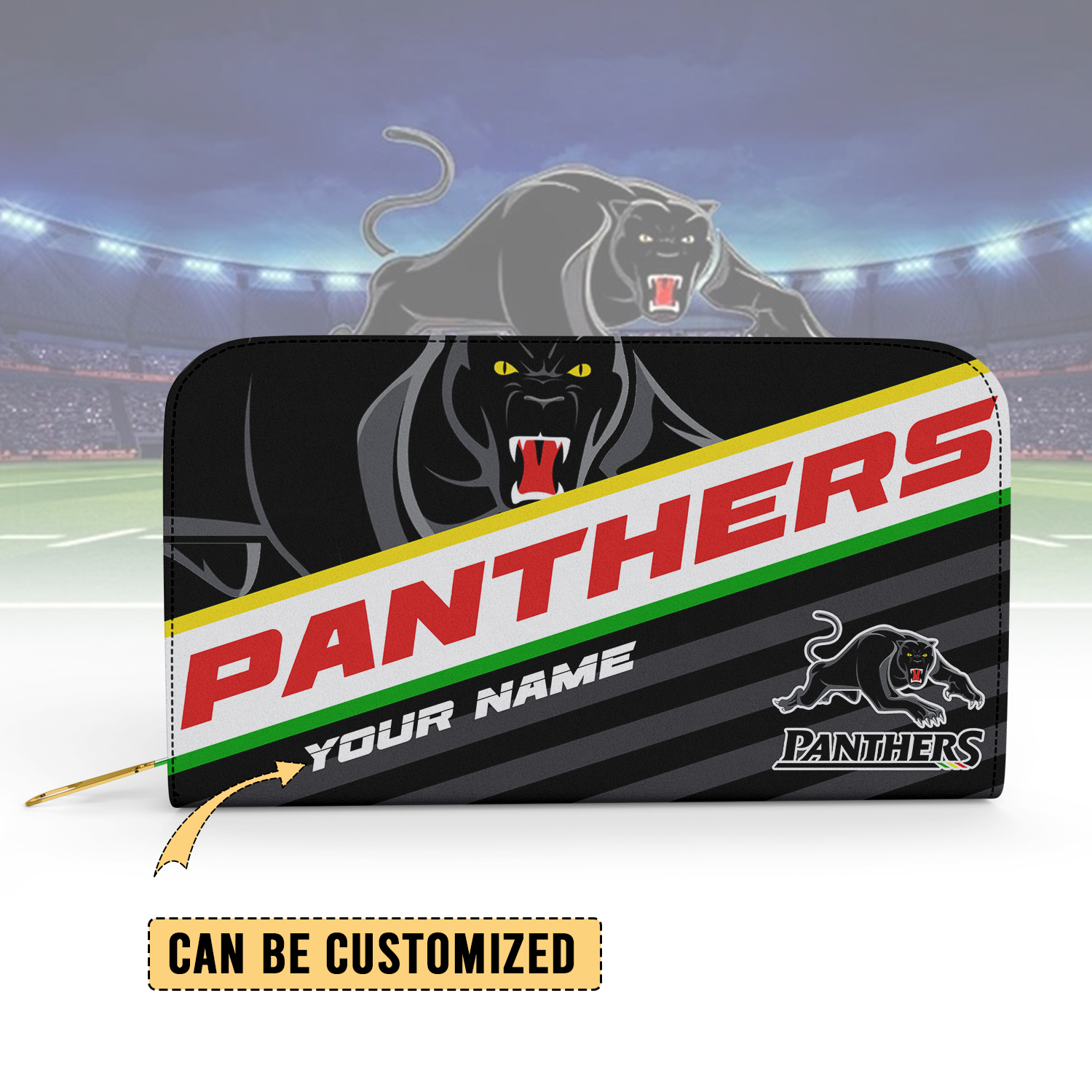 Auspiritmerch Penrith Panthers Personalized Clutch Purse Gift For Fans