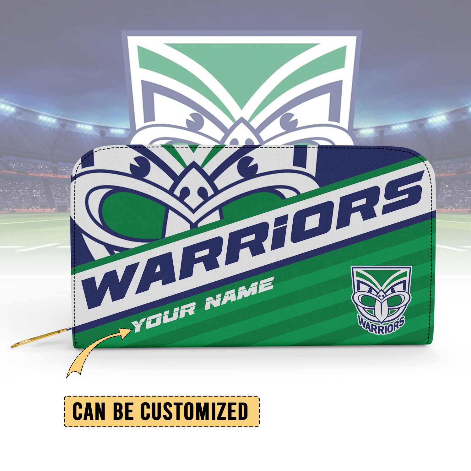 Auspiritmerch New Zealand Warriors Personalized Clutch Purse Gift For Fans