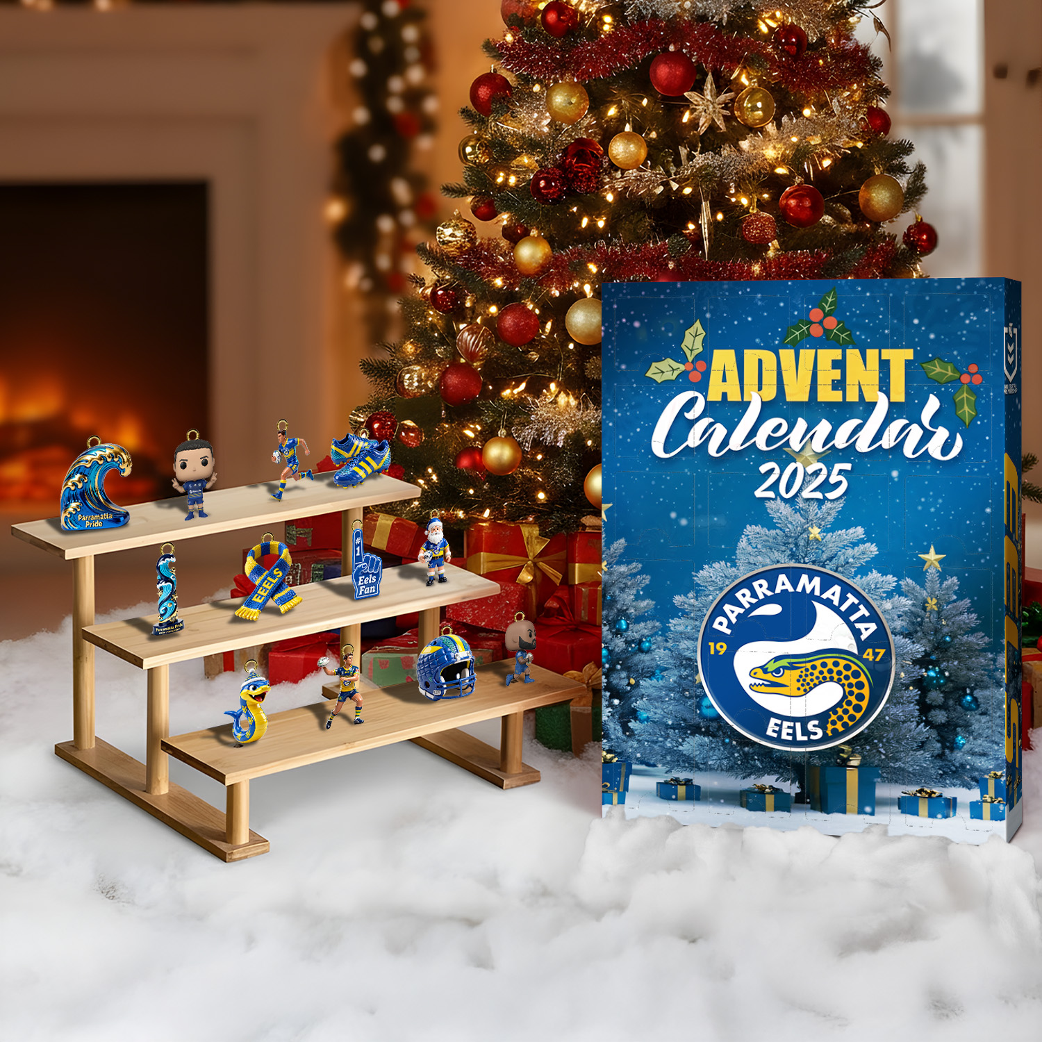 Auspiritmerch Parramatta Eels Personalized Advent Calendar Gift For Fans