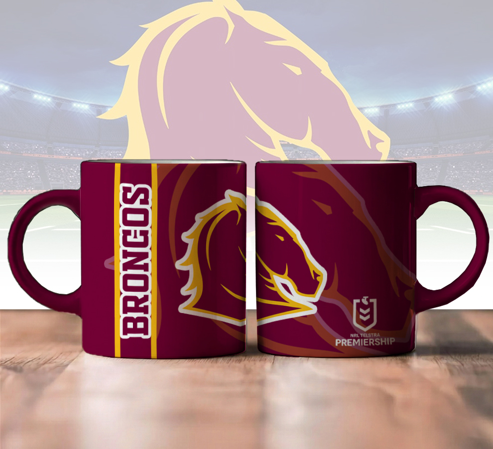 Auspiritmerch Brisbane Broncos Personalized Mug Gift For Fans