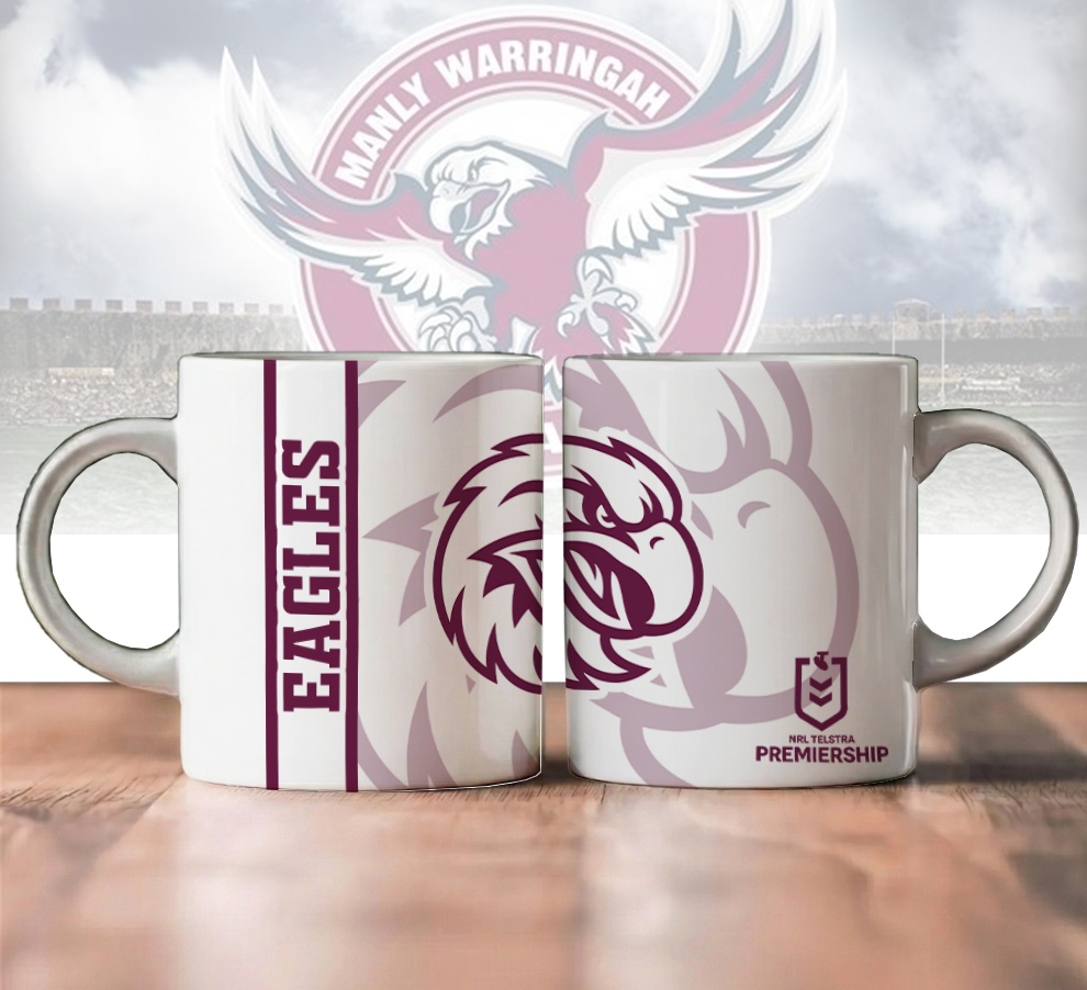 Auspiritmerch Manly Warringah Sea Eagles Personalized Mug Gift For Fans