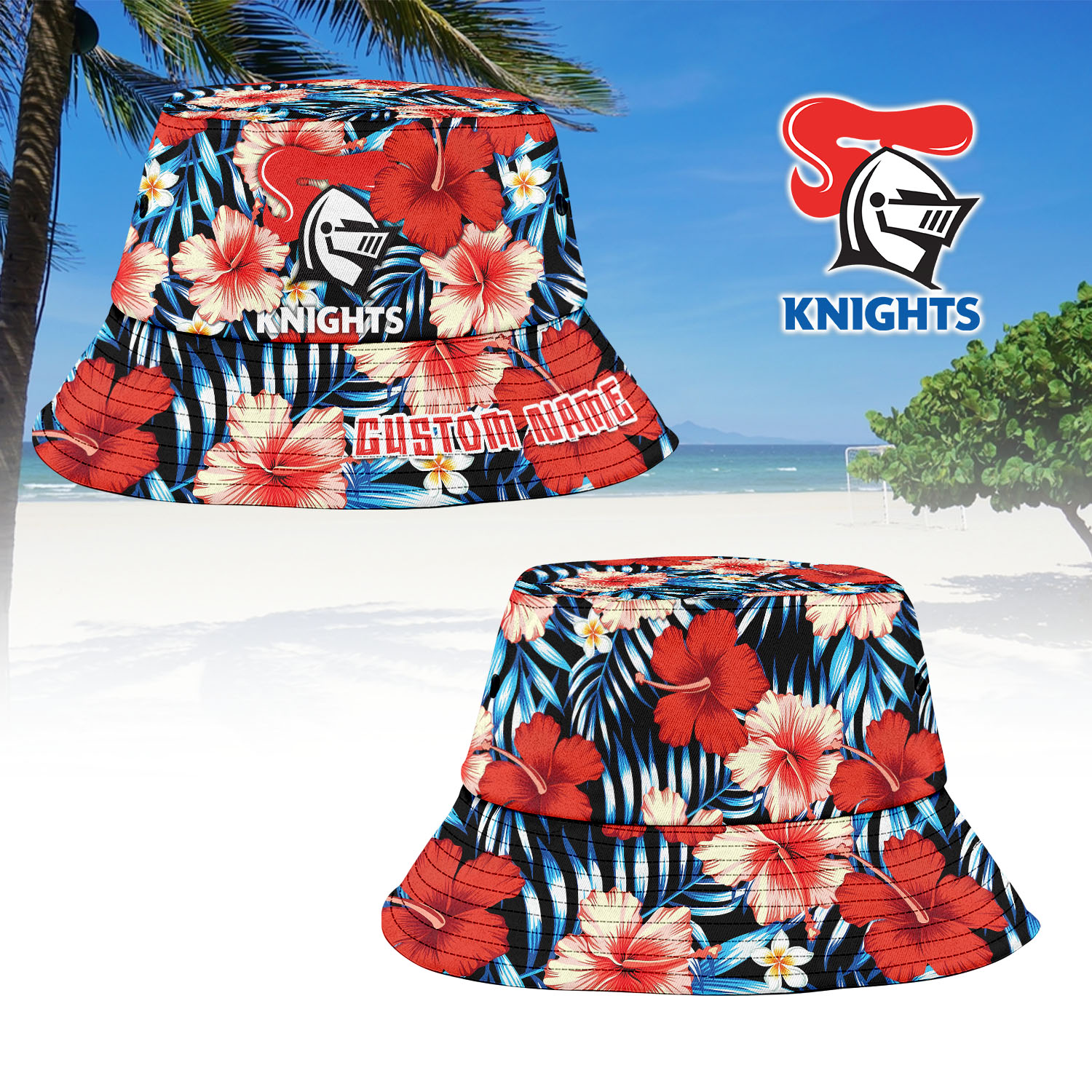 Auspiritmerch Newcastle Knights Sports Personalized Bucket Hat Gift For Fans