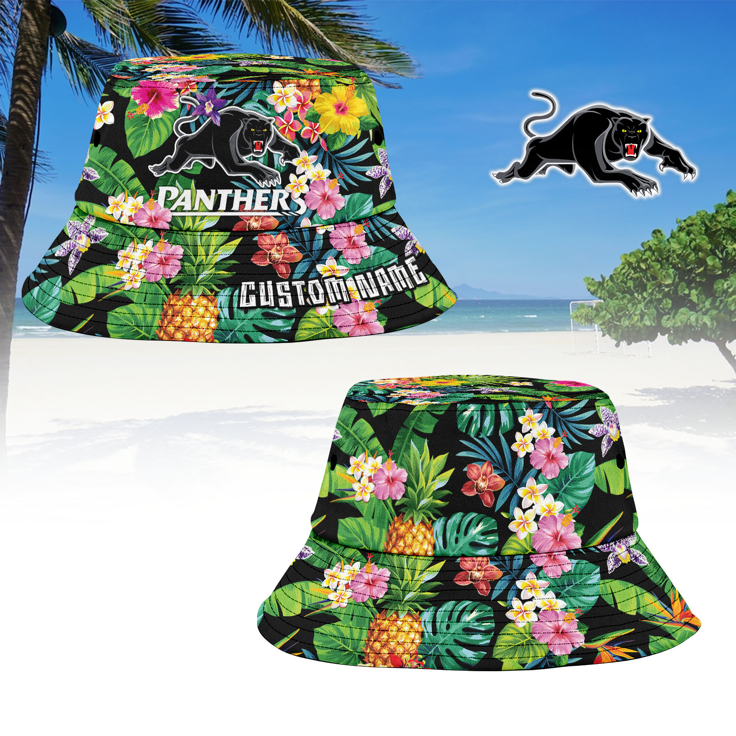 Auspiritmerch Penrith Panthers Sports Personalized Bucket Hat Gift For Fans
